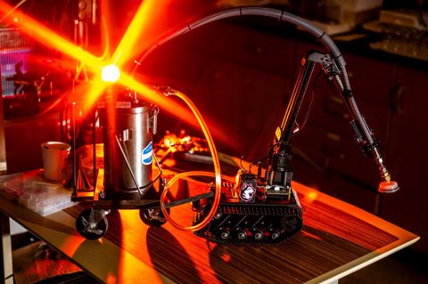 Cryogenic Firefighting Robot Could Fight Wildfires