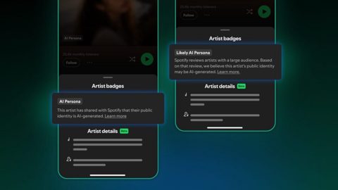 Spotify to Flag AI ‘Personas’, Keep Them Out of Recommendations