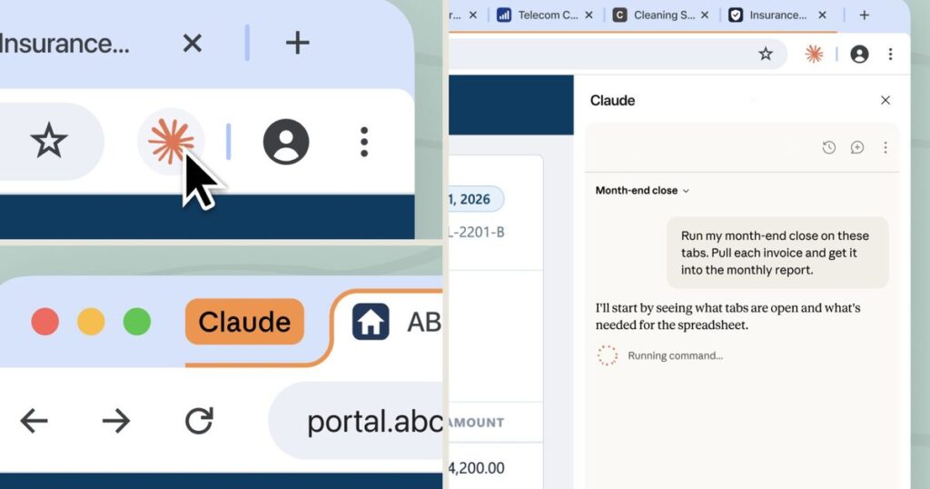 Claude can now pull data from your browser tabs and keep working on your desktop
