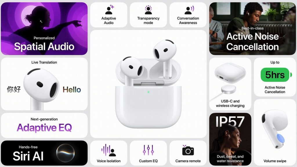 AirPods 5 and AirPods 5 with Wireless Charging are like a greatest-hits rollout of AirPods Pro — just without the hearing health or heart-rate modules