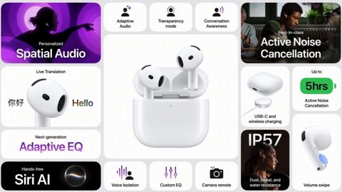 AirPods 5 and AirPods 5 with Wireless Charging are like a greatest-hits rollout of AirPods Pro — just without the hearing health or heart-rate modules