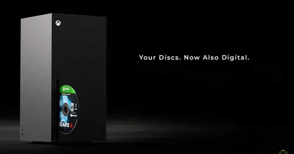 Xbox is giving physical game discs a digital future