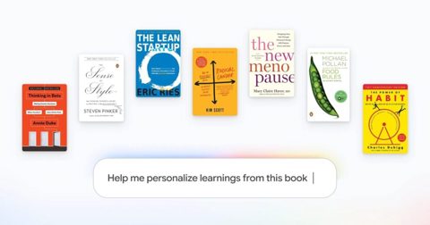Gemini Notebook now lets you reference books and turn them into different formats