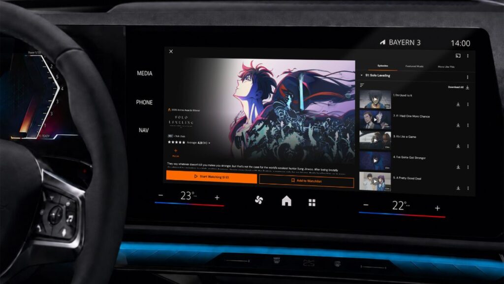 Crunchyroll is coming to BMW and Mini vehicles with 40 other brands to follow — and I can’t wait to watch anime in my car