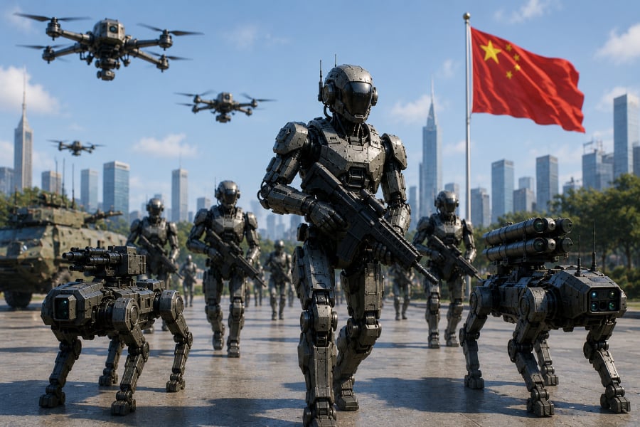 China Is Turning Its Humanoid Robot Boom Toward the Battlefield