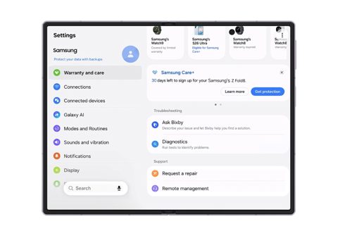 Samsung One UI 9 Puts Warranty Checks and Repair Support Right in Settings
