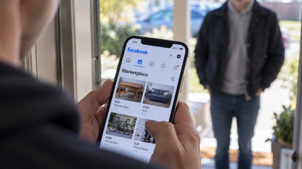 Facebook Marketplace Buyer Shows Up at His Home