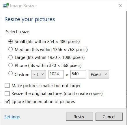 Image Resizer.