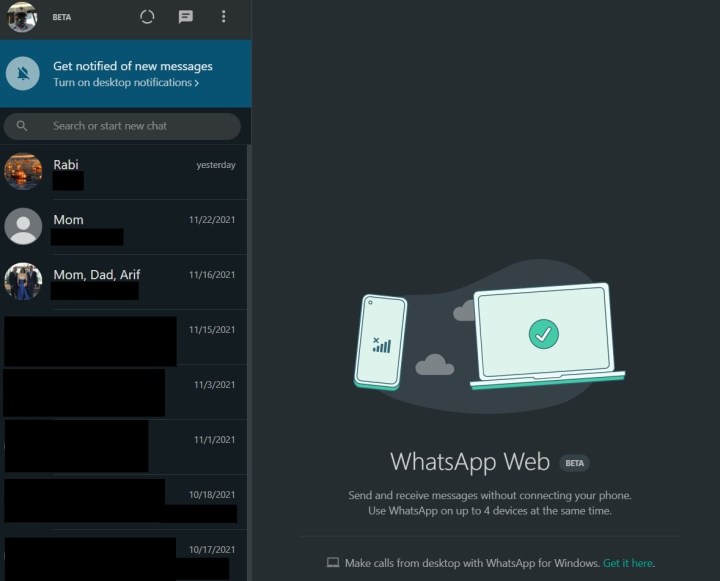 how to use whatsapp on your desktop or laptop whats app web