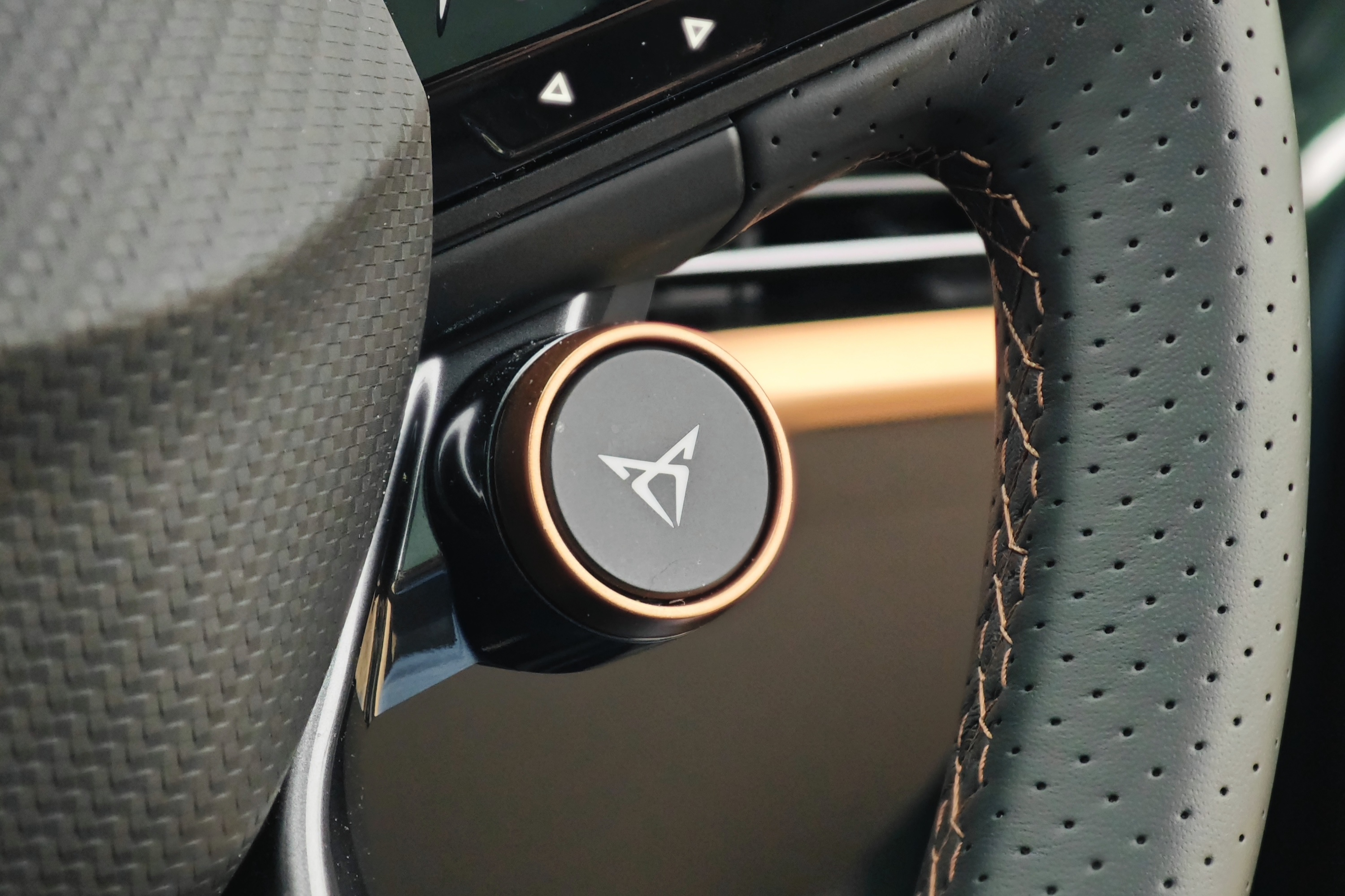 The Cupra button in the Cupra Born VZ.