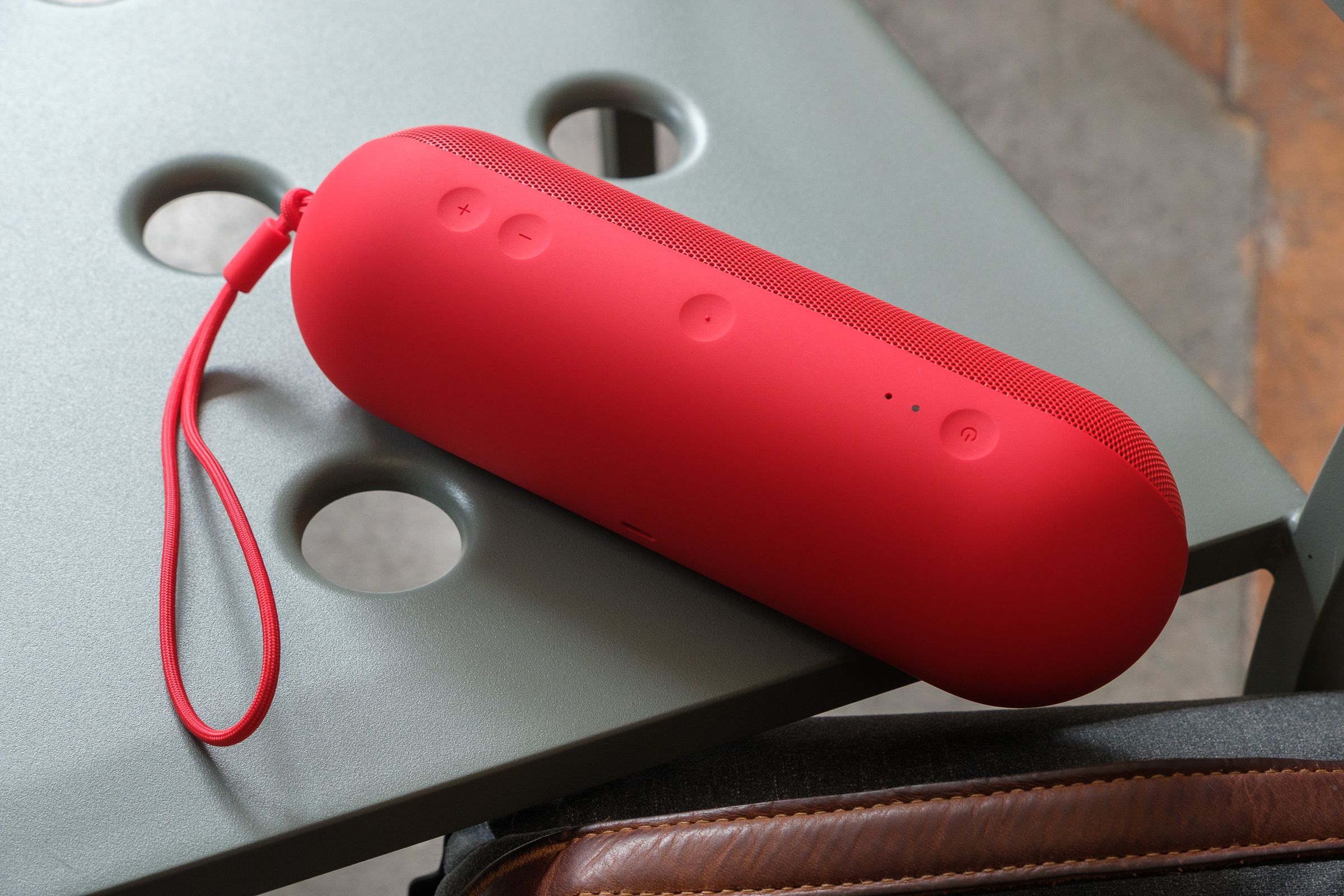 A photo of the 2024 Beats Pill portable Bluetooth speaker.