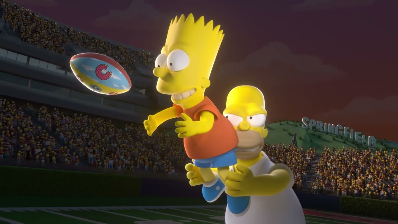 Simpsons Funday Football - YouTube