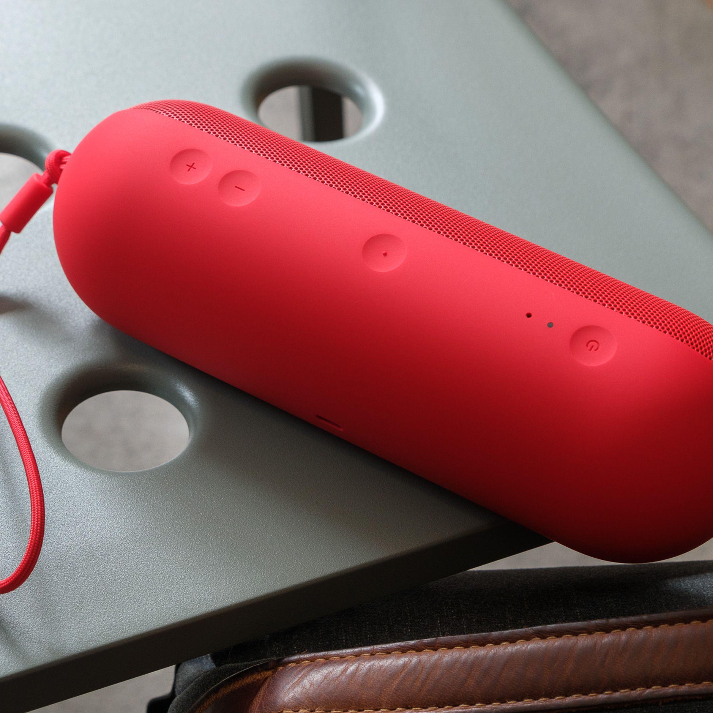 A photo of the 2024 Beats Pill portable Bluetooth speaker.