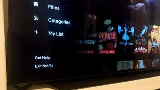 Netflix app on LG smart TV