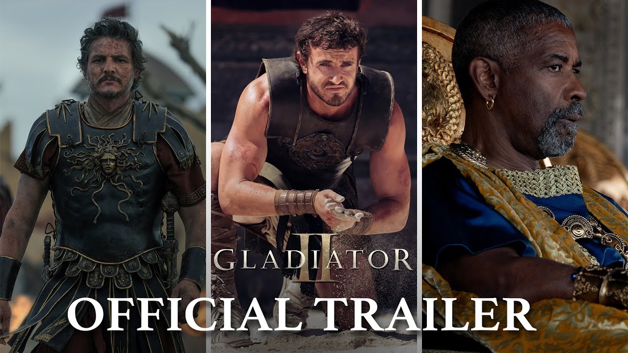 Gladiator II | Official Trailer (2024 Movie) - Paul Mescal, Pedro Pascal, Denzel Washington - YouTube