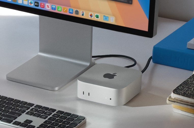 Apple Mac Mini M4 sitting on desk