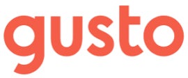 Gusto logo.