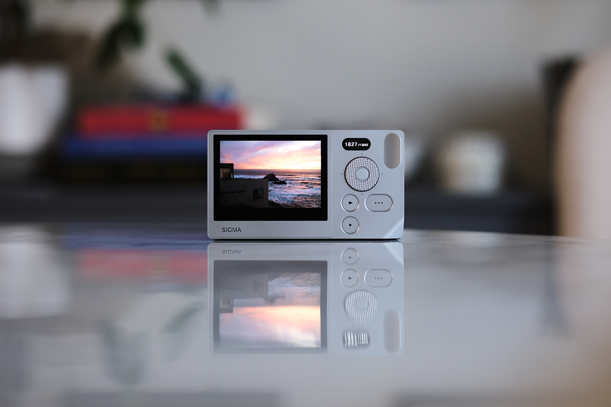 Even thought there is no viewfinder, the screen on the back is large, sharp, and bright.