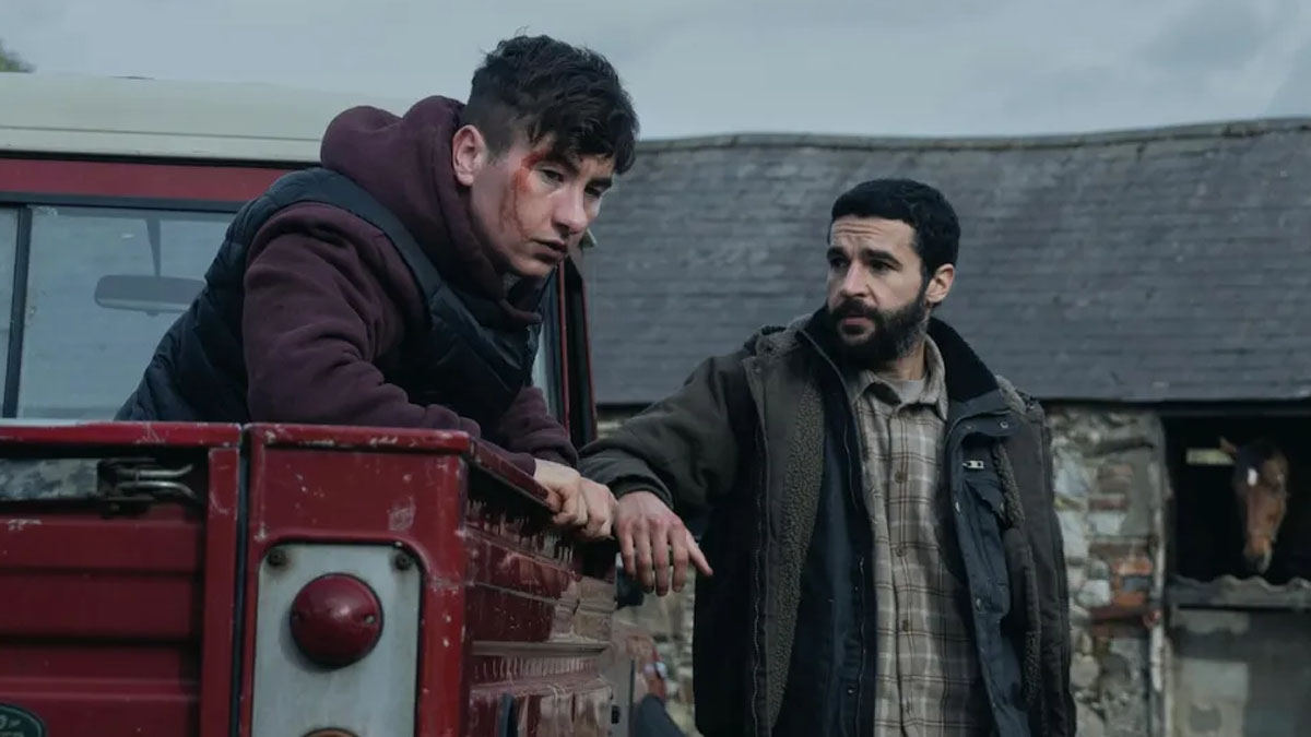 Barry Keoghan and Christopher Abbott in Bring Them Down.