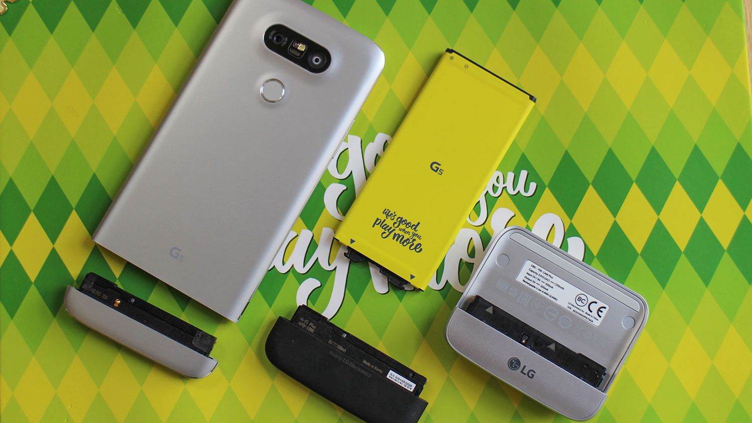 The LG G5 and its friends.
