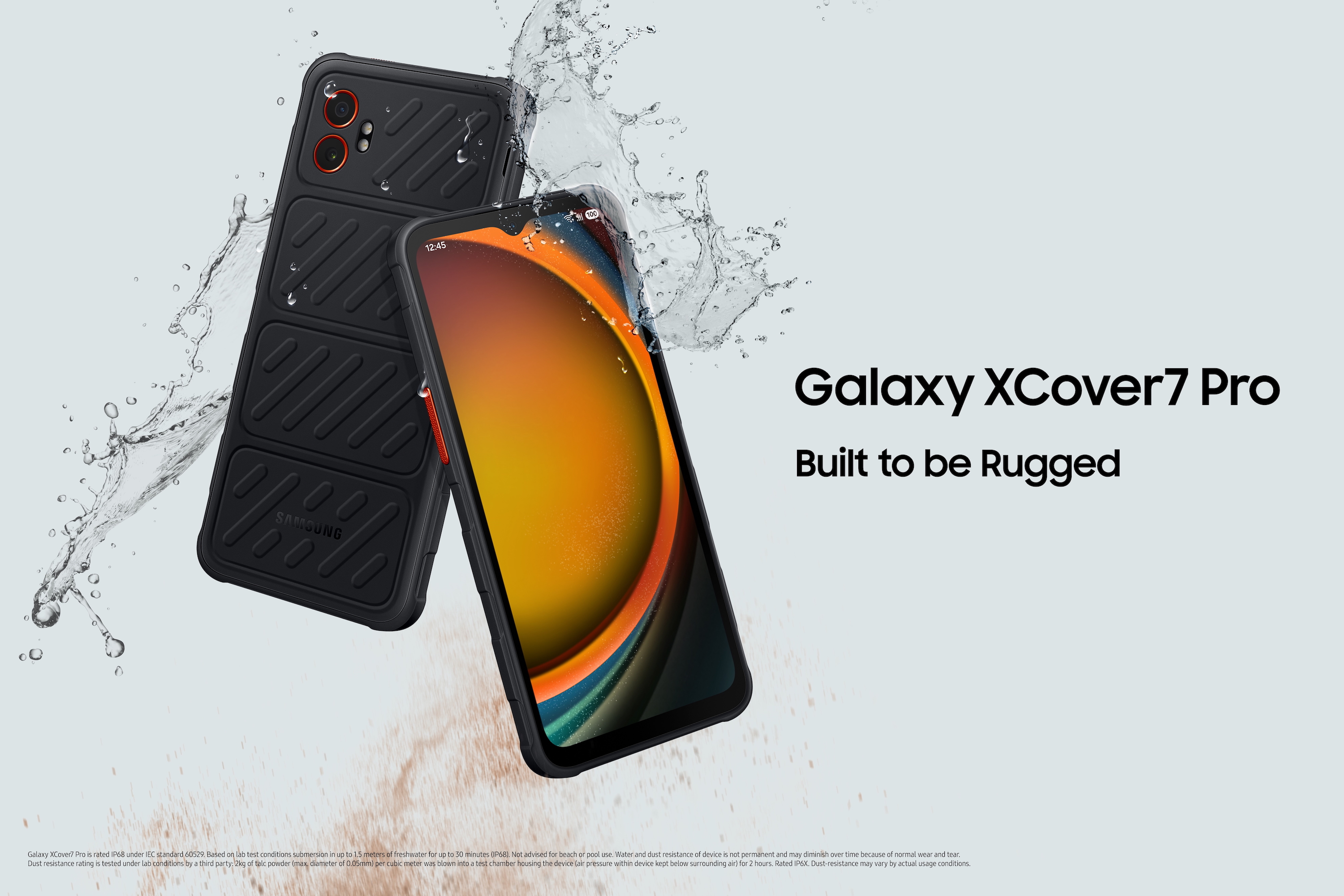 A press image of the Samsung Galaxy XCover7 Pro.