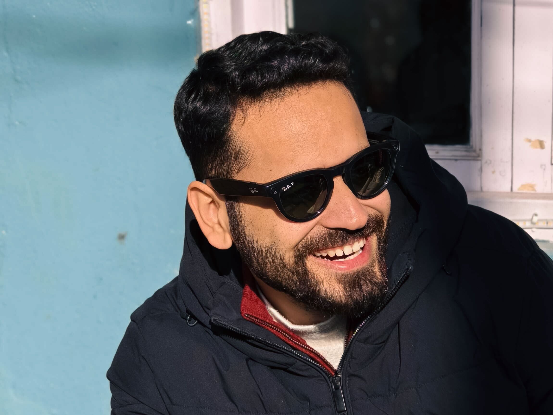 Ray-Ban Meta Glasses worn by Prakhar Khanna.