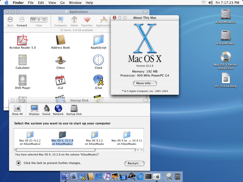 Mac OS X 10.2 Jaguar.