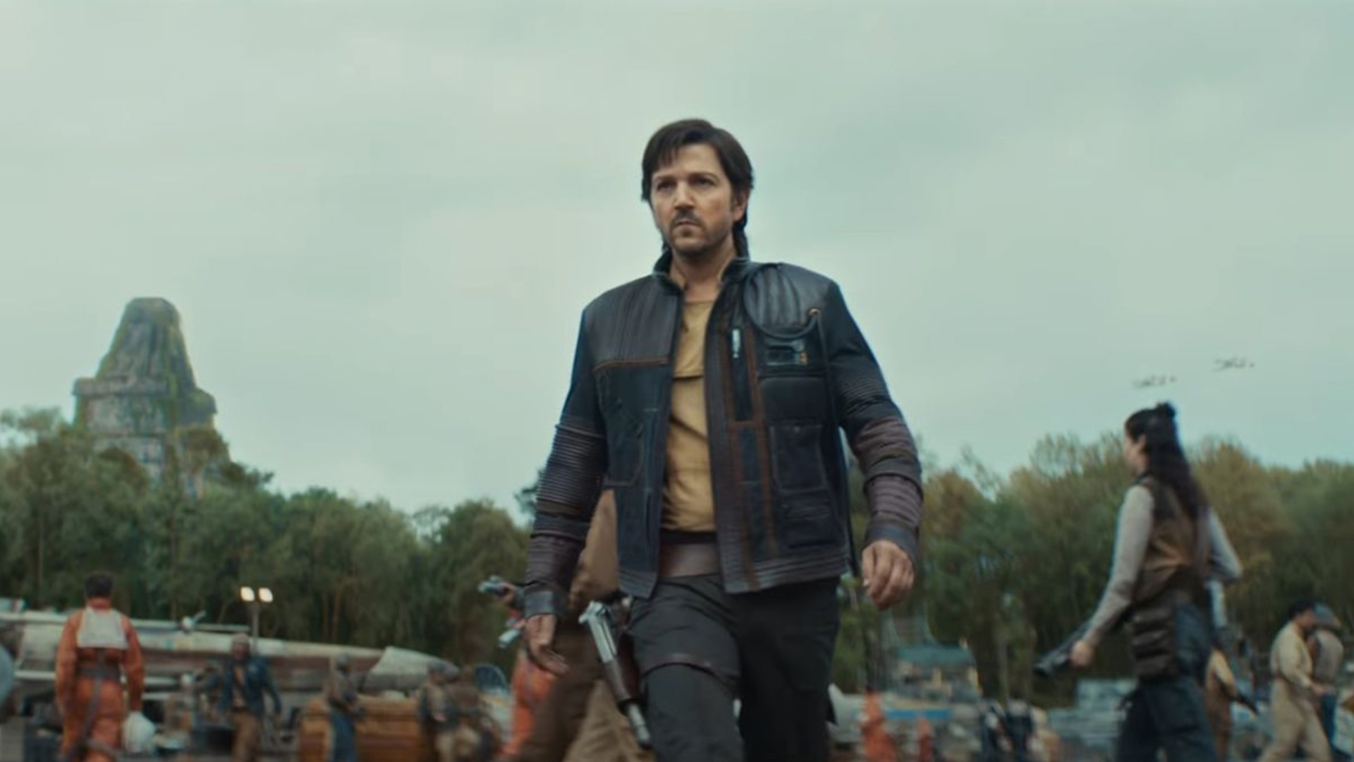 Andor walking through the Rebel base in Andor season 2.