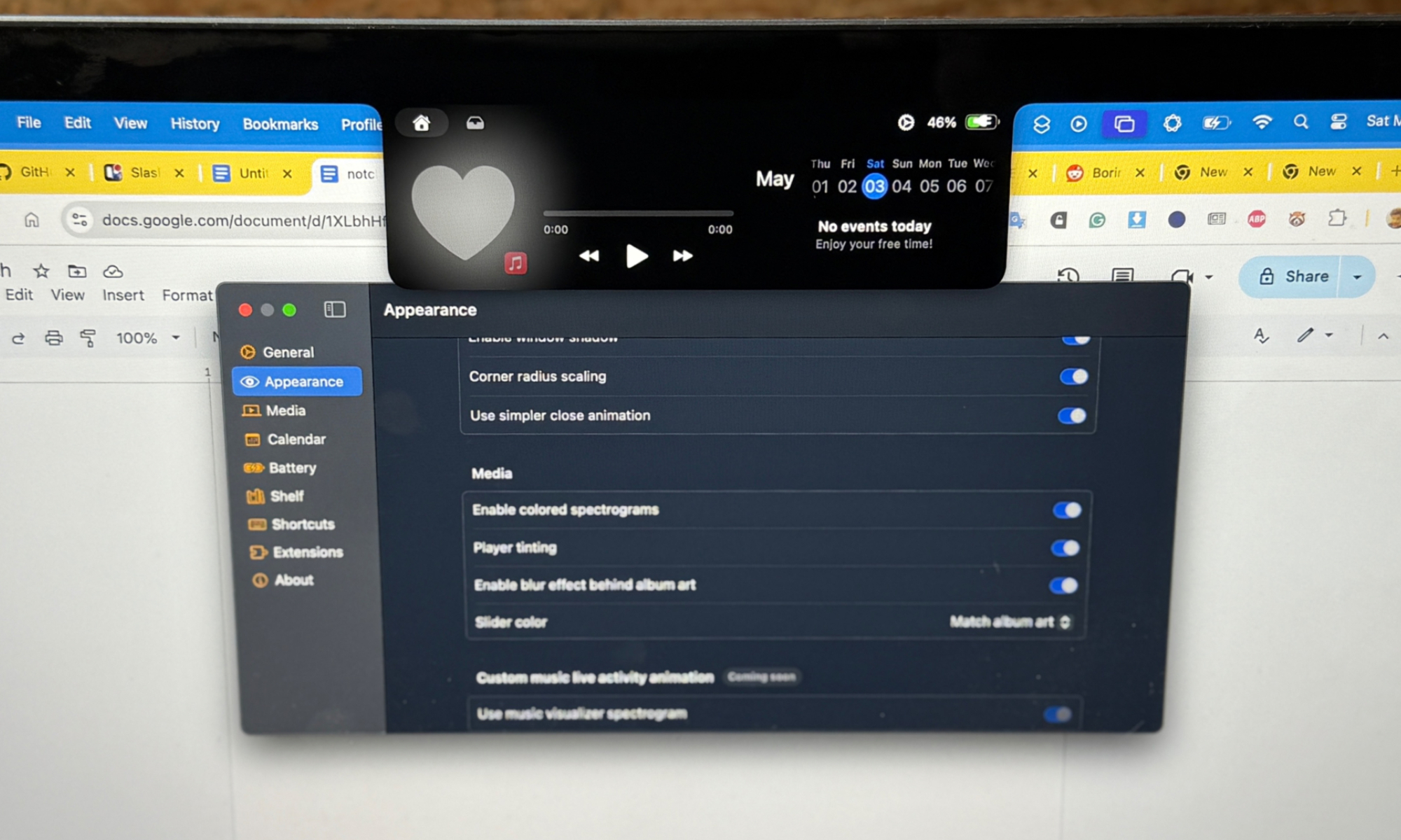 Music playback for the Boring Notch app.
