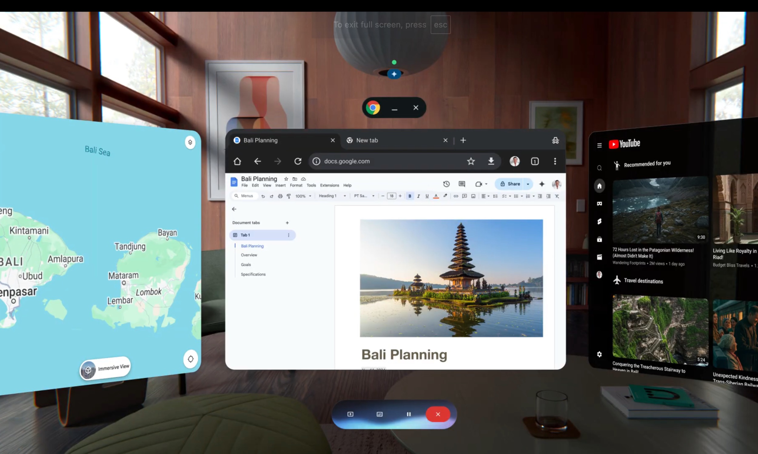 Google Gemini running on the Android XR platform.