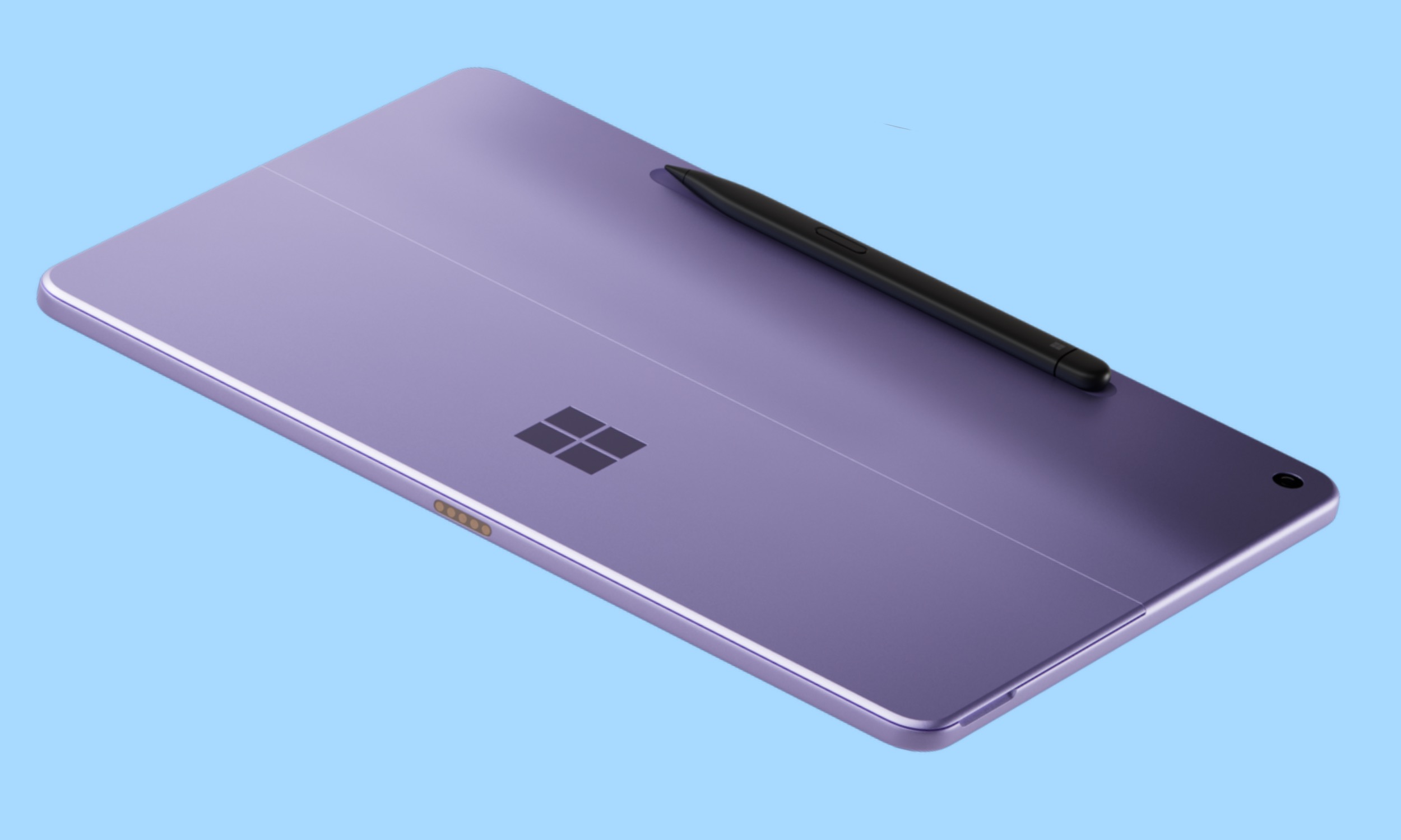 Microsoft Surface Pro 12-inch depicted in purple.