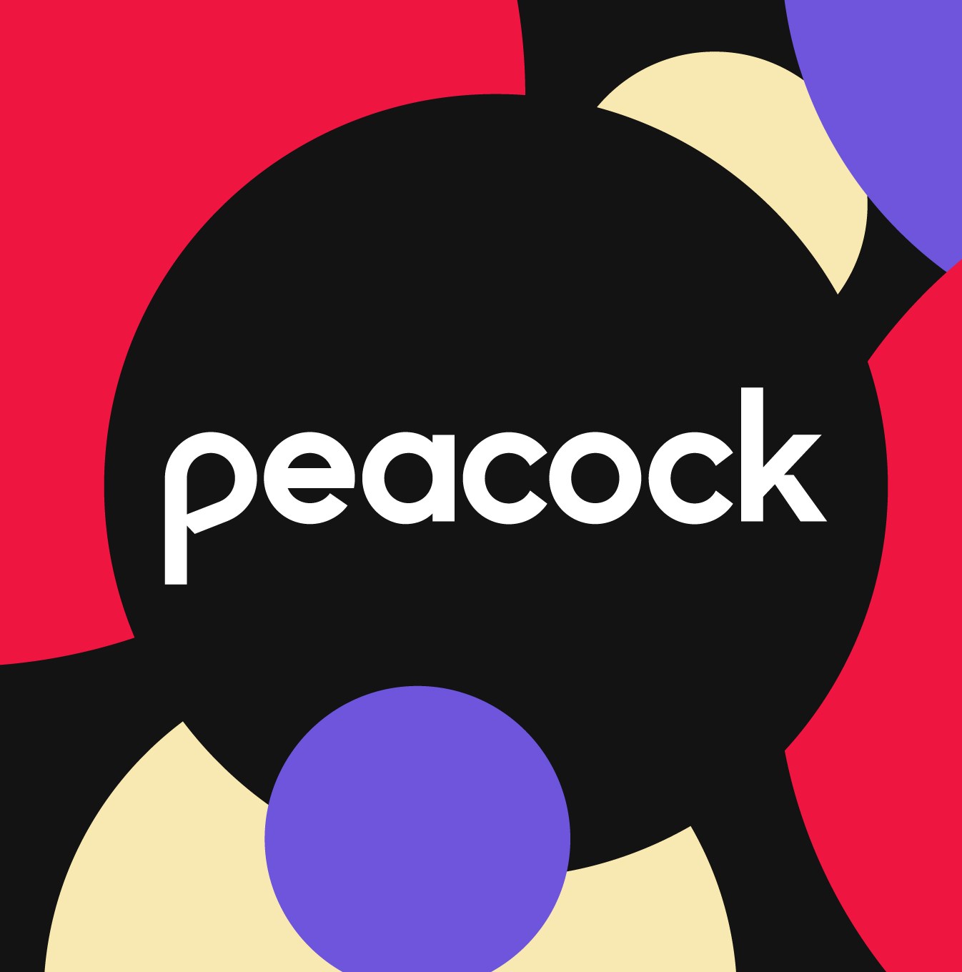 An illustration of the Peacock logo
