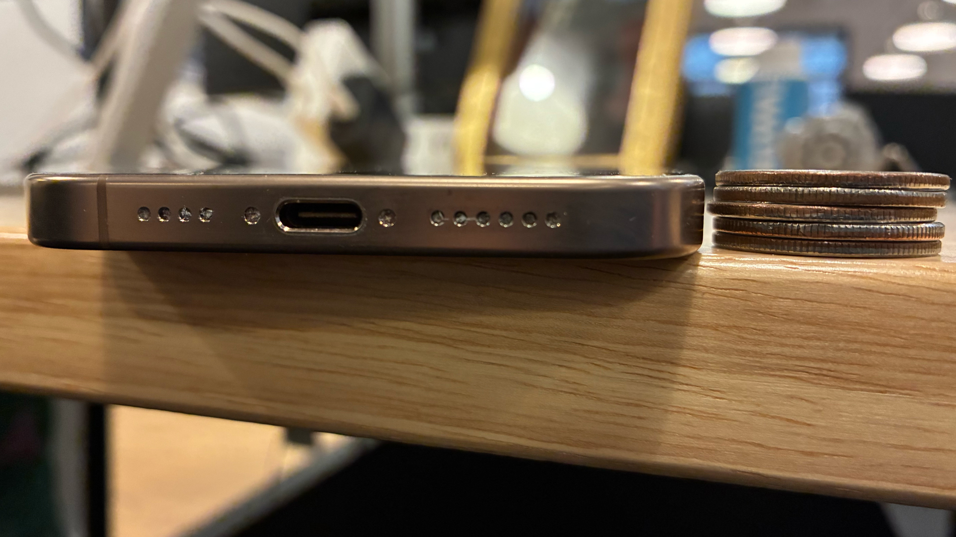 iPhone quarters