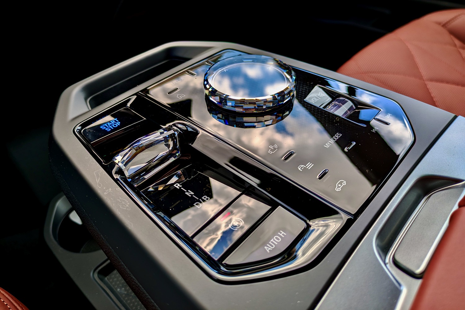 2026 BMW iX center console.