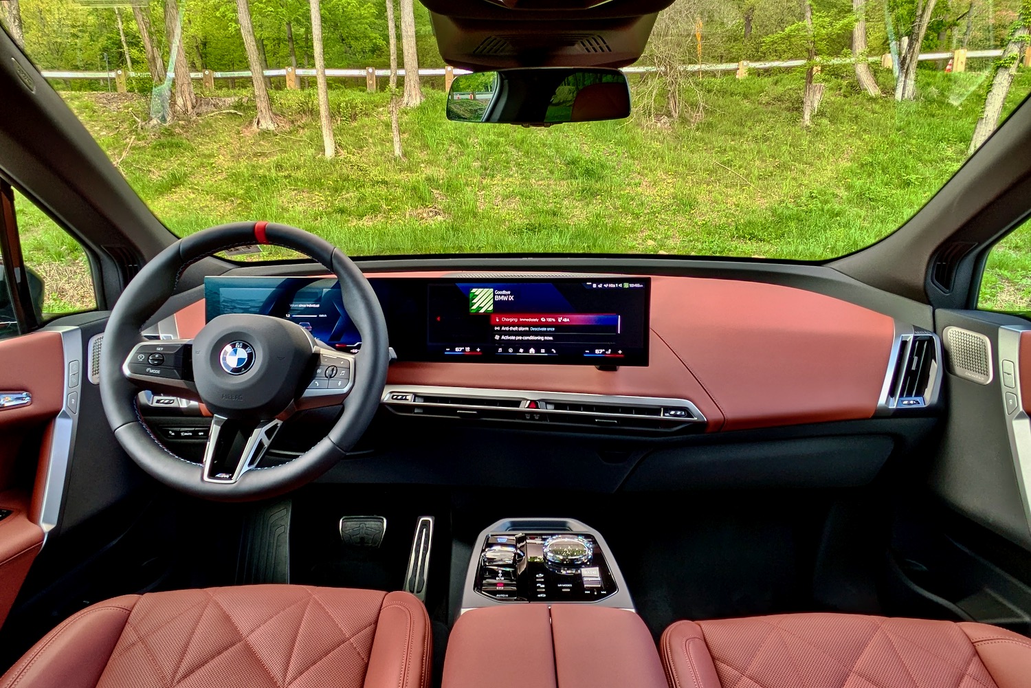 2026 BMW iX dashboard.