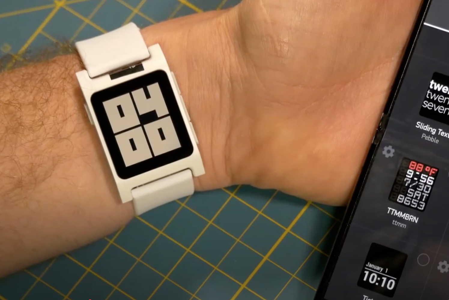 A still image taken from a video of the Core Devices Core 2 Duo demo.