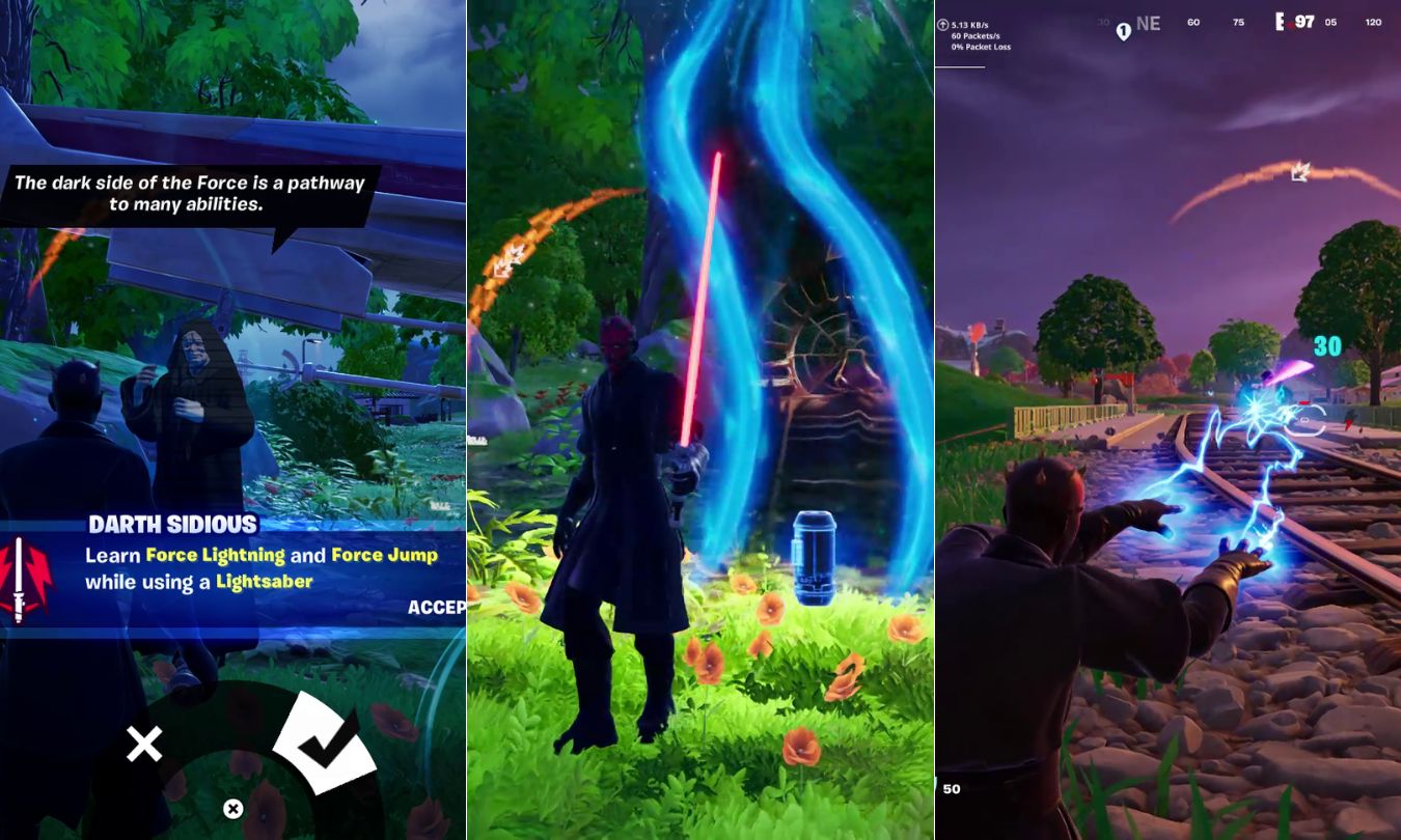 Fortnite Lightsaber portals