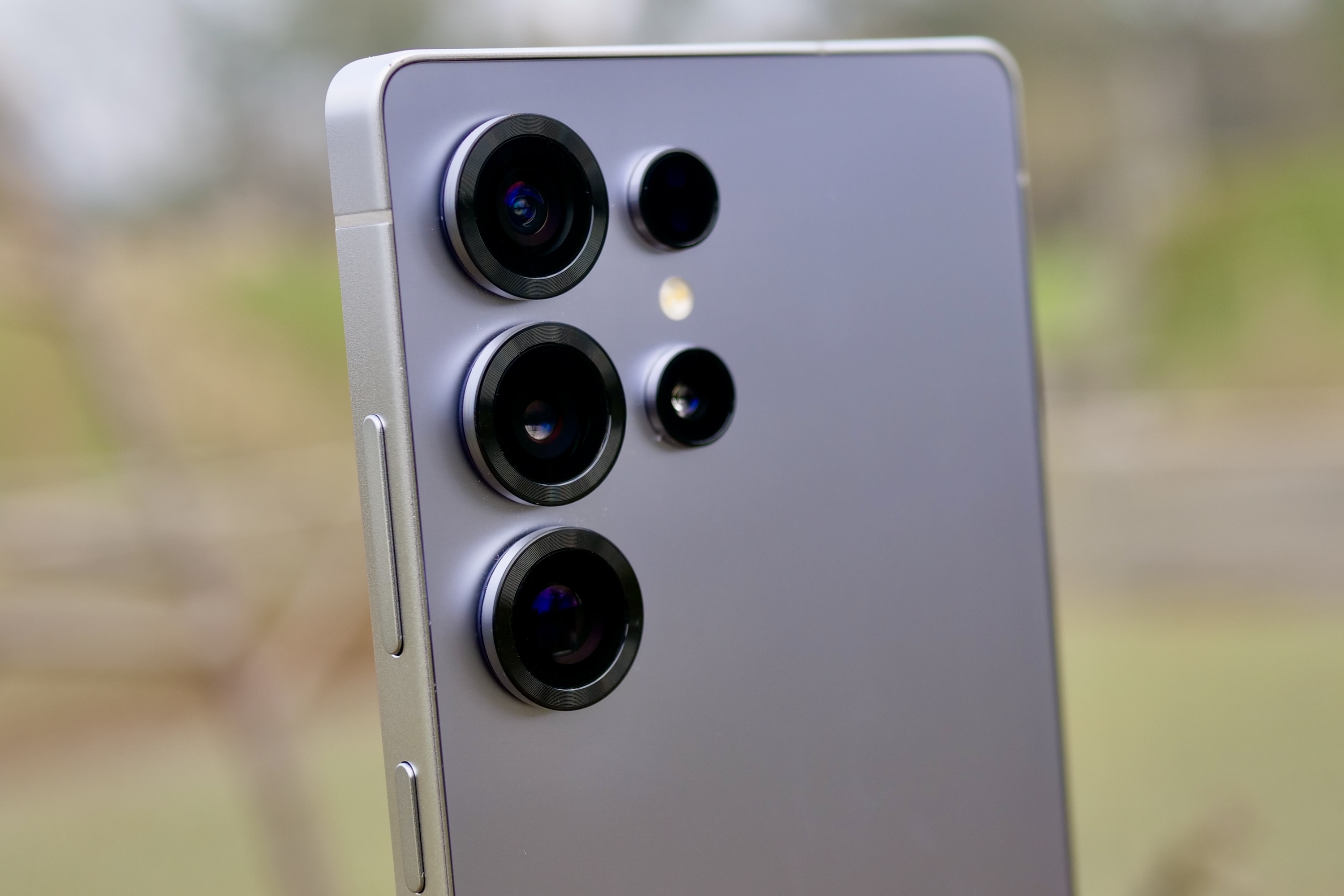 The Samsung Galaxy S25 Ultra's camera.
