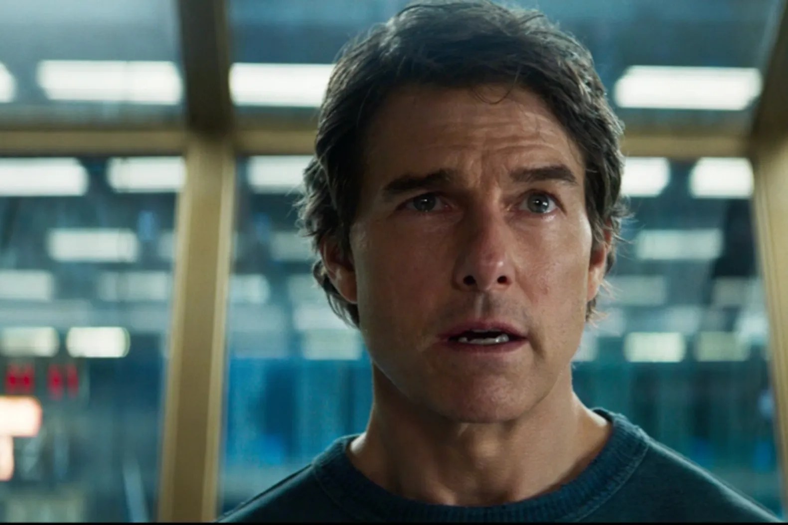 Tom Cruise in Mission Impossible: The Final Reckoning.