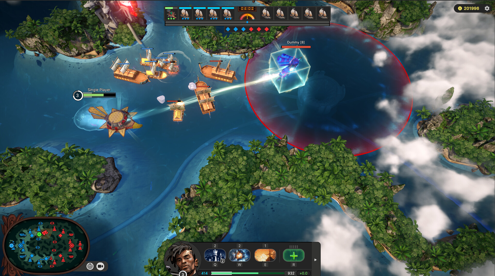 Battleship MOBA game Sirocco.