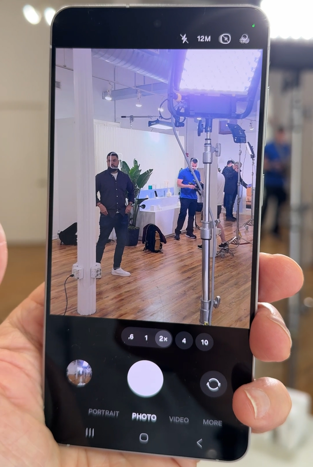 Samsung Galaxy S25 Edge camera views