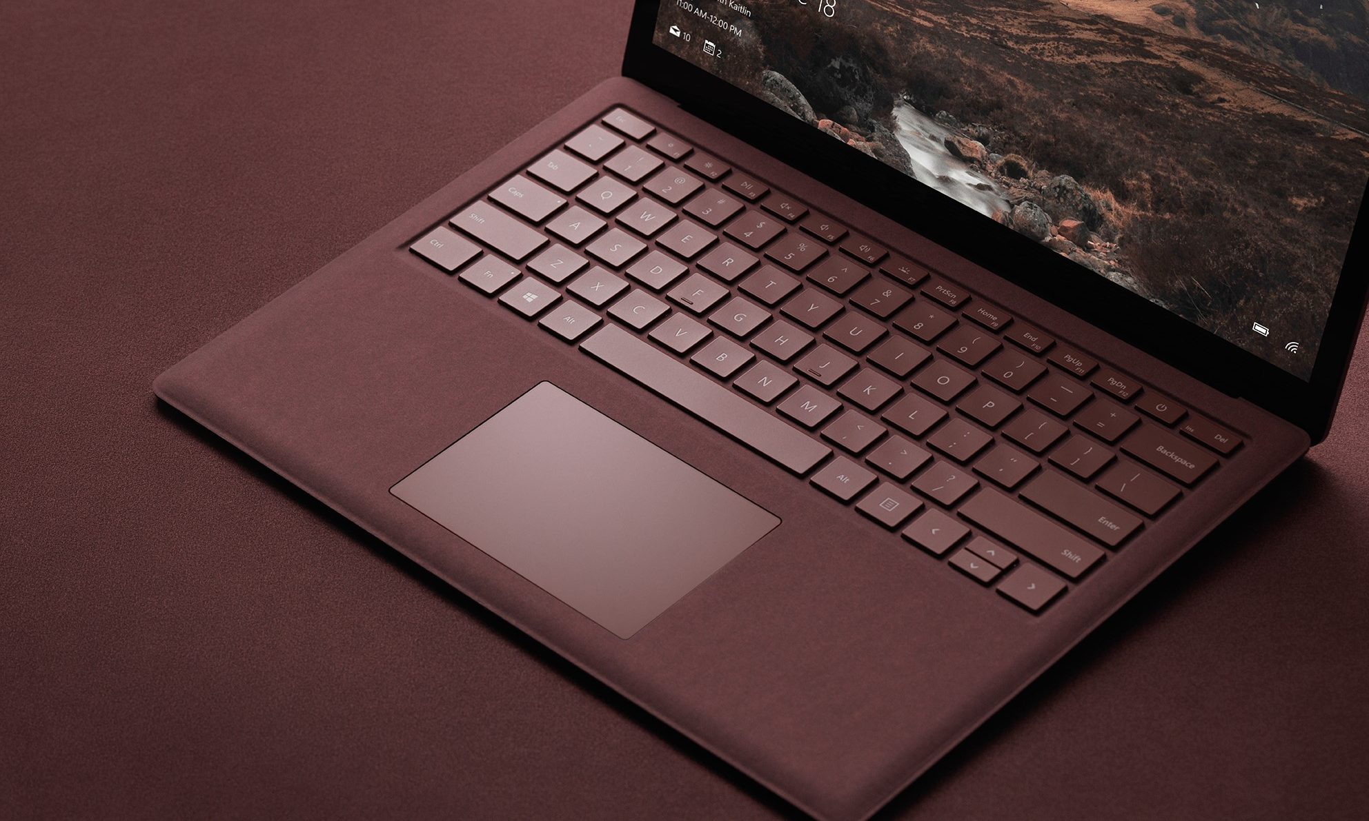 Stock photo of Surface laptop