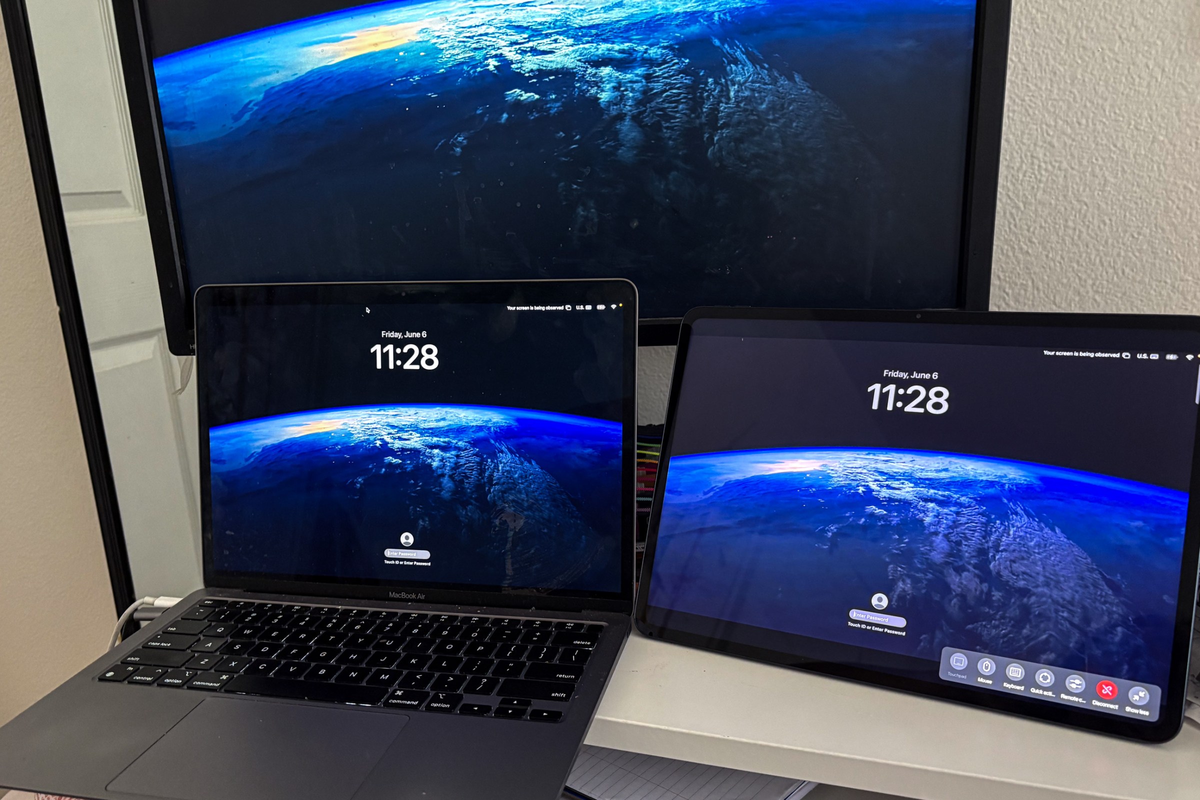 The OnePlus Pad 3’sMac Remote Control feature is very helpful for multitasking.