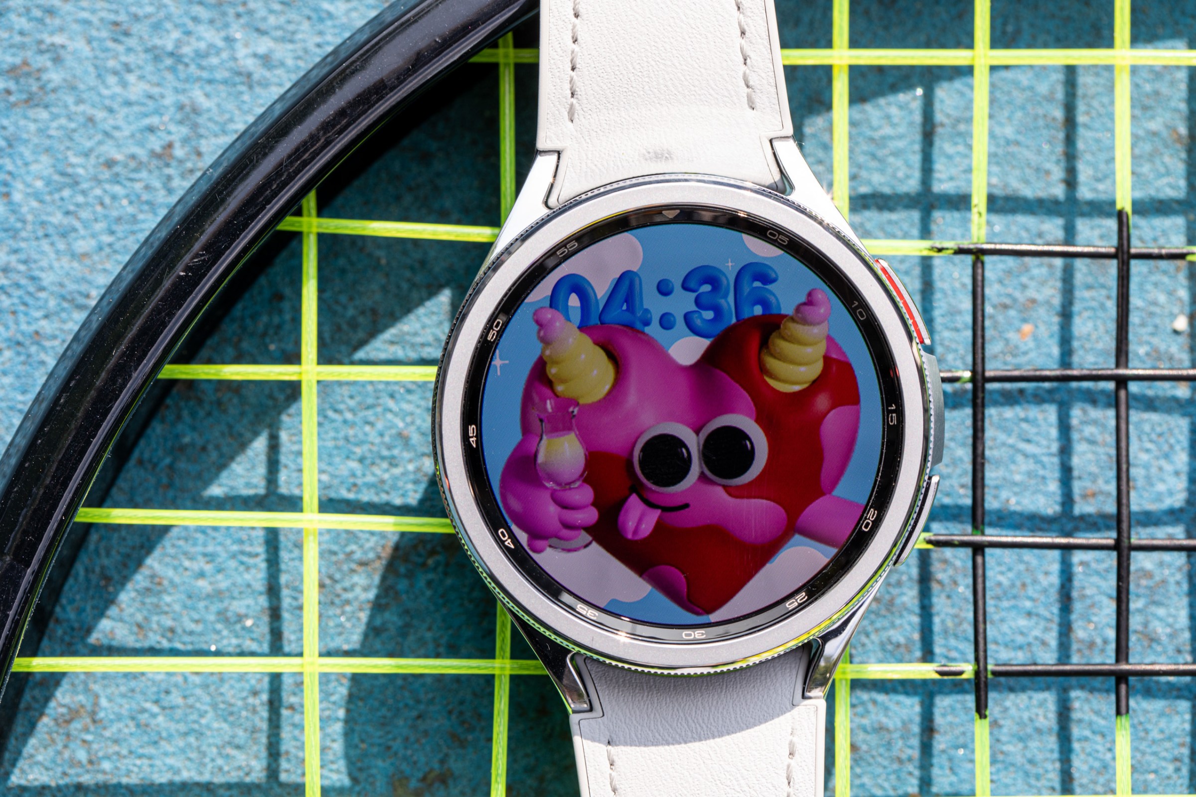 Close up of Galaxy Watch 6 Classic