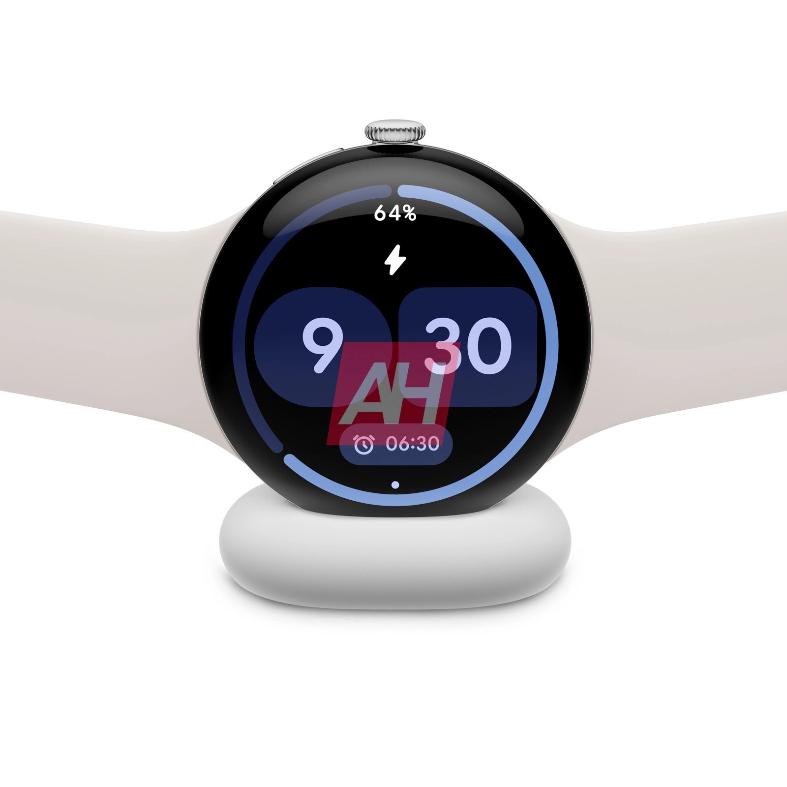 A render of the Google Pixel 4 smartwatch.