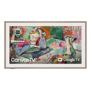 Hisense TV looking like a framed piece of art