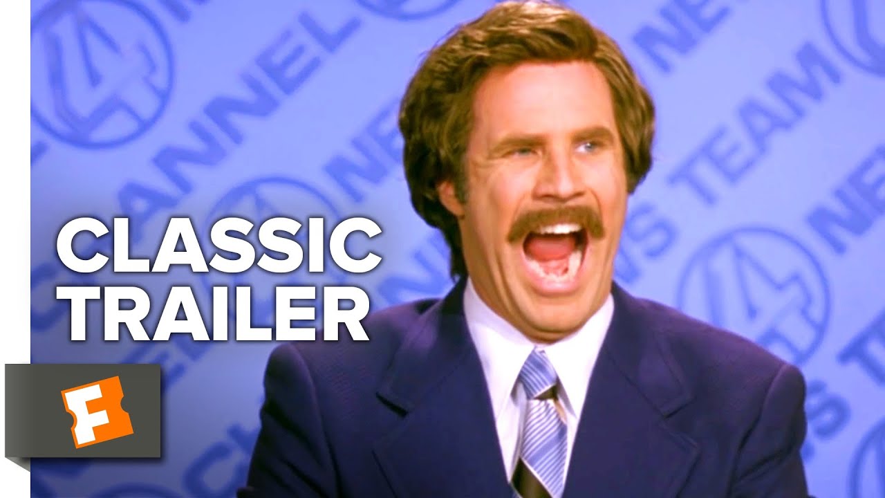 Anchorman: The Legend of Ron Burgundy (2004) Trailer #1 | Movieclips Classic Trailers - YouTube