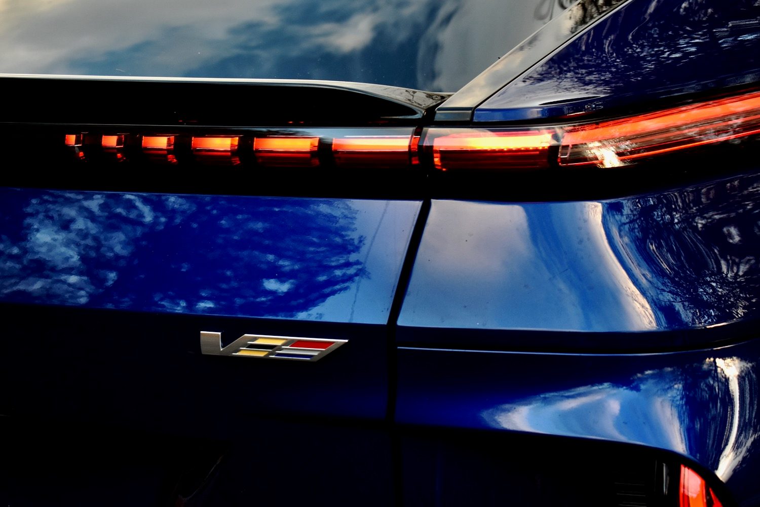 2026 Cadillac Lyriq-V badge.