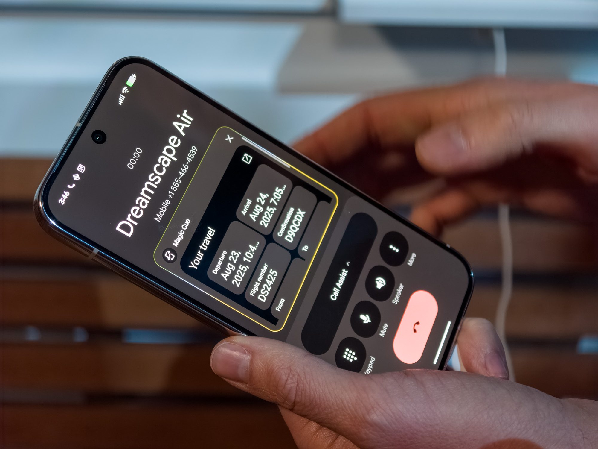 Magic Cue in action on the Google Pixel 10
