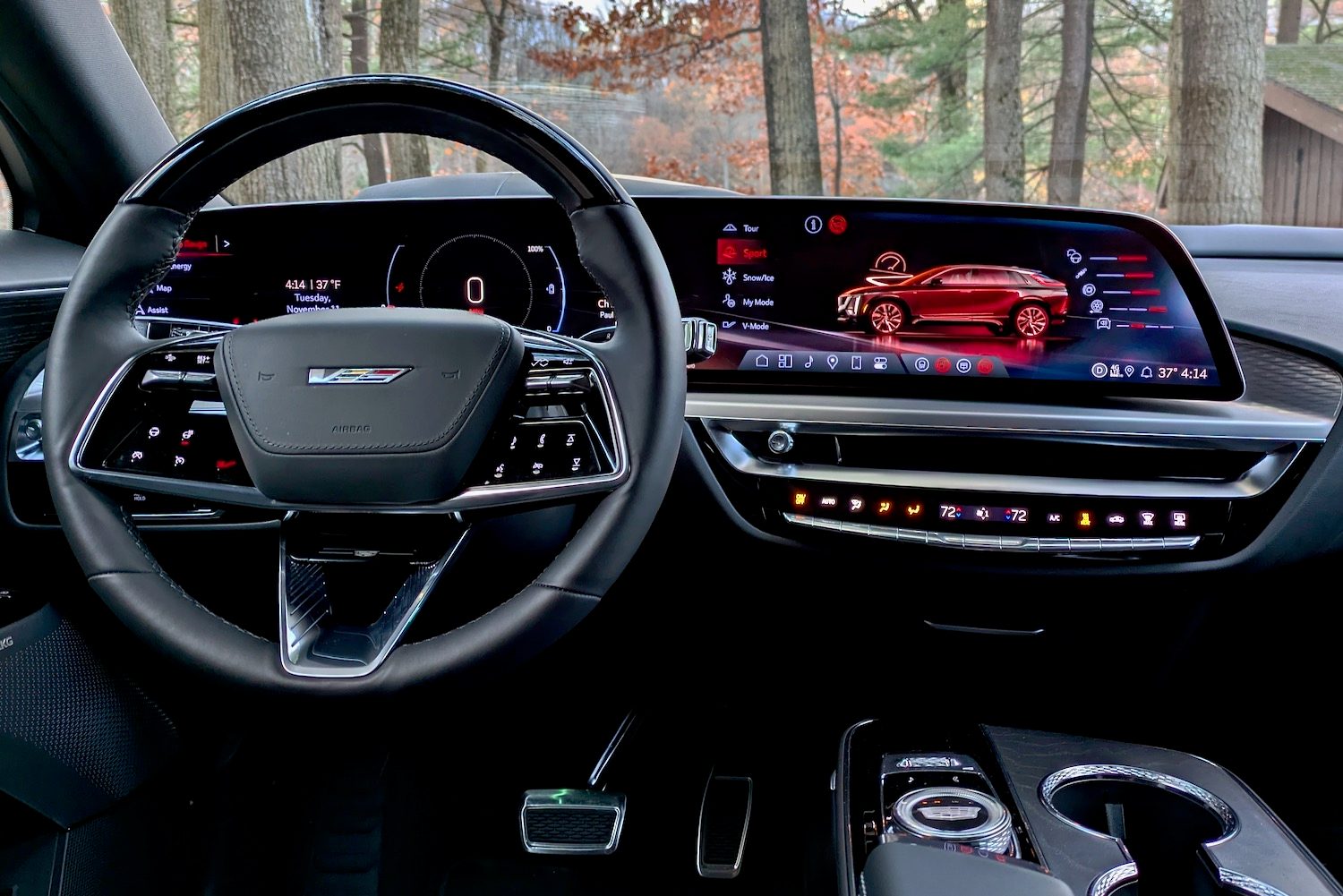 2026 Cadillac Lyriq-V interior.
